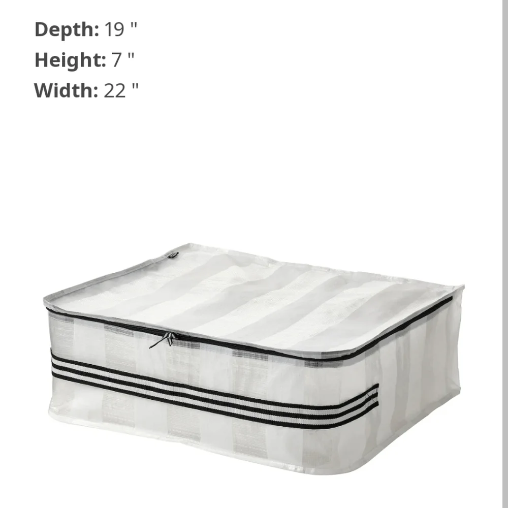 Three IKEA Zip Storage Case